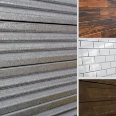 3D Textured Slatwall adds characters to any store with our Subway Tile, Heavy Metal, Old Paint, or Wood Slatwall.