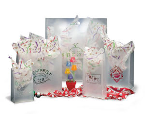 Personalized Frosted SOS Plastic Bags