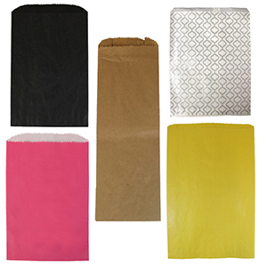 Colored Paper Merchandise Bags
