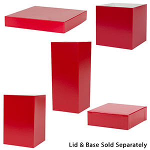 Red Gift Boxes with Lids