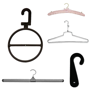 The Hanger Store 2 Pack Premium Frosted Jacket Coat Hangers