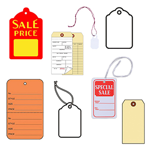 Bird Personalised Printed Retail Business Display Gift Luggage Price Tags Labels 