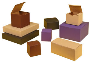 Tinted Kraft Tuckit Gift Boxes