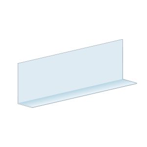 Shelf Divider L-Bracket Display Builder, Clear