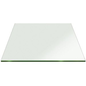 3/8" Tempered Shelf Glass with Square Corners, 8" x 36"