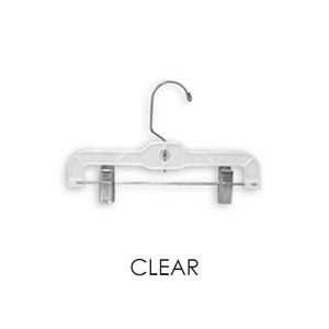 10" Clear, Pant/ Skirt Hangers