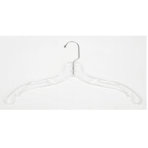 30 Black Plastic Hangers Retail 17" wide with Flip Hook Adult Clothes Shirt Lot 