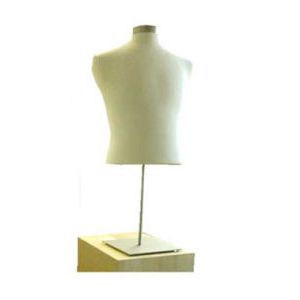 Male Shirt Form Mannequin with Metal Base