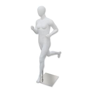 Mannequin Female Running White