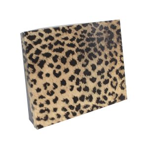 Leopard Patterned Jewelry Boxes, 7" x 5" x 1"