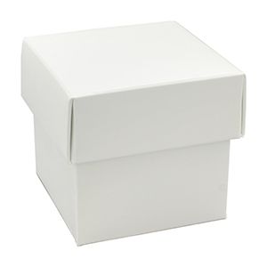 2 Piece Box, White Gloss Gift Box