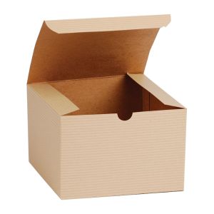 Oatmeal, Kraft Tuckit Gift Boxes, 6" x 6" x 4"