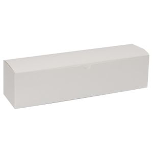 White Folding Gift Boxes, 12" x 3" x 3"