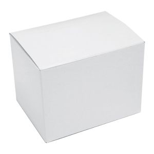 White Folding Gift Boxes, 6" x 4" x 4"
