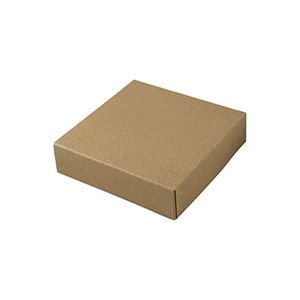Kraft Folding Gift Boxes, 6.5" x 6.5" x 4"