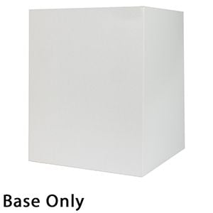 10" x 10" x 12", White Base, Hi Wall 2 Piece Gift Box