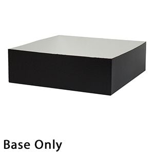 10" x 10" x 3", Black Base, Hi Wall 2 Piece Gift Box