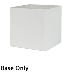 6" x 6" x 6", White Base, Hi Wall 2 Piece Gift Box