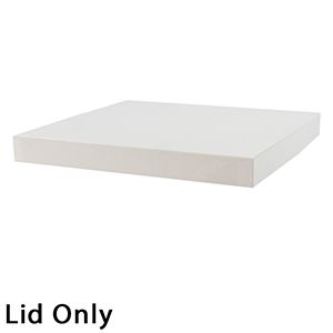 12" x 12", White Lid, Hi Wall 2 Piece Gift Box