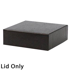 4" x 4", Black Lid, Hi Wall 2 Piece Gift Box