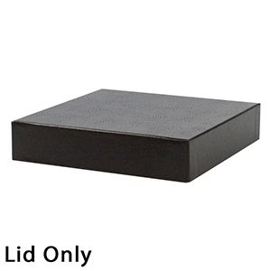 6" x 6", Black Lid, Hi Wall 2 Piece Gift Box