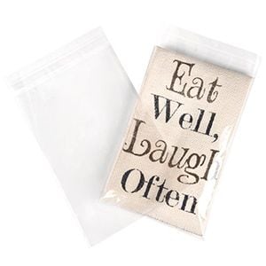 Clear Flat Polypropylene Bags with Lip n Tape Closure, 6" x 9-1/2"