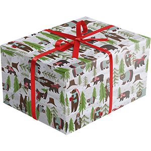 Winter Bear , Holiday Gift Wrap