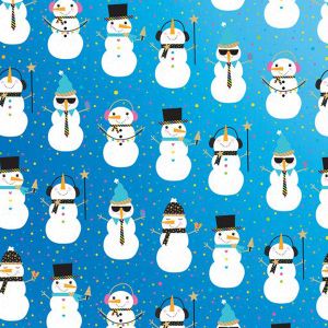 Snowman Party, Snowman Gift Wrap