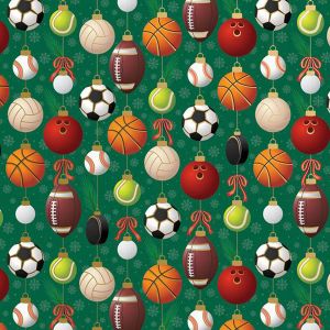 Sports Ornaments, Christmas Ornament Gift Wrap