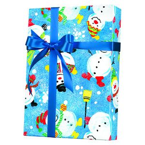 Frosty Friends, Snowman Gift Wrap