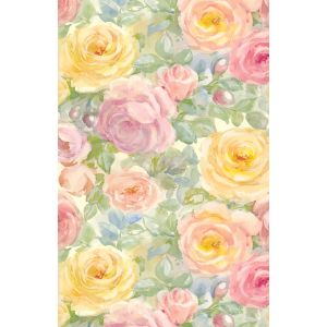 Watercolor Roses, Floral Gift Wrap