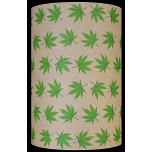 Cannabis Pilgrim, Floral Gift Wrap