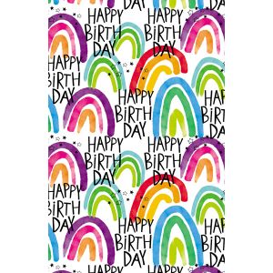 Happy Birthday Rainbow, Party & Celebration Gift Wrap