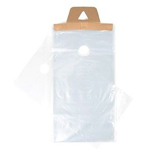Clear Poly Door Knob Bags, 9.5" x 15" + 1.25"