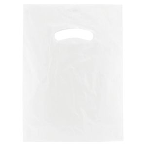 Clear, Super Gloss Merchandise Bags, 9" x 12"