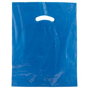 Royal Blue, Super Gloss Merchandise Bags, 12" x 15"