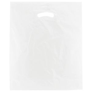 Clear, Super Gloss Merchandise Bags, 15" x 18" + 4"