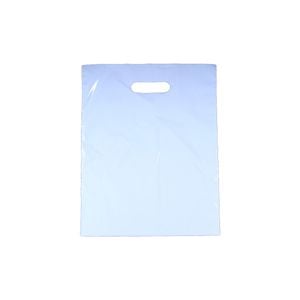 White, Medium Gloss Heavy Duty Merchandise Bags, 9" x 12"
