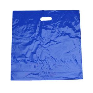 Bright Blue, Large Gloss Heavy Duty Merchandise Bags