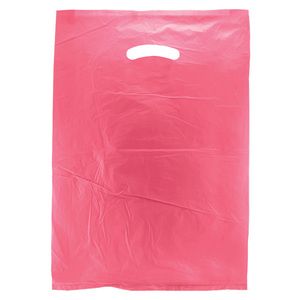 12”W x 3”D x 18”H SSWBasics Medium High Density White Plastic Merchandise Bags Case of 1000 