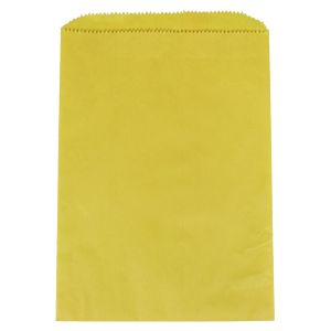 Yellow, Paper Merchandise Bags, 6-1/4" x 9-1/4"