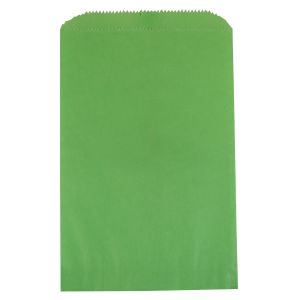 Lime Green, Paper Merchandise Bags, 6-1/4" x 9-1/4"