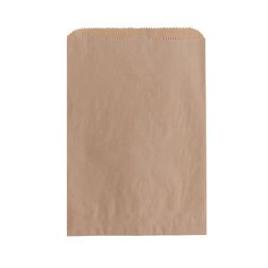 Natural Kraft Recycled Paper Merchandise Bags, 6-1/4" x 9-1/4"