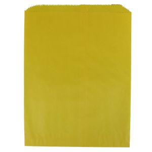 Yellow, Paper Merchandise Bags, 8-1/2" x 11"