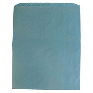 Sky Blue, Paper Merchandise Bags, 12" x 15"