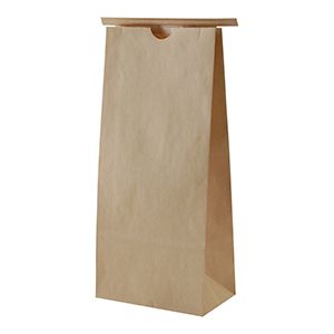Stand-up Pouches, 5#, Natural Kraft, 6.5" x 4" x 18"