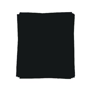 Black, 18"x24" Heavyweight Tissue Sheets 20#