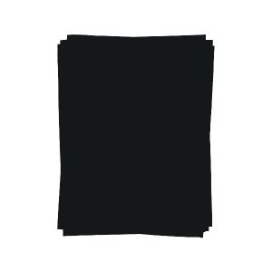 Black, 24"x36" Heavyweight Tissue Sheets 20#
