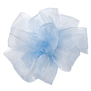 Blue Mist, Simply Sheer Asiana Fabric Ribbon