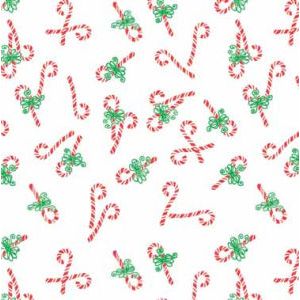 Candy Canes, Holiday & Christmas Printed Tissue Paper